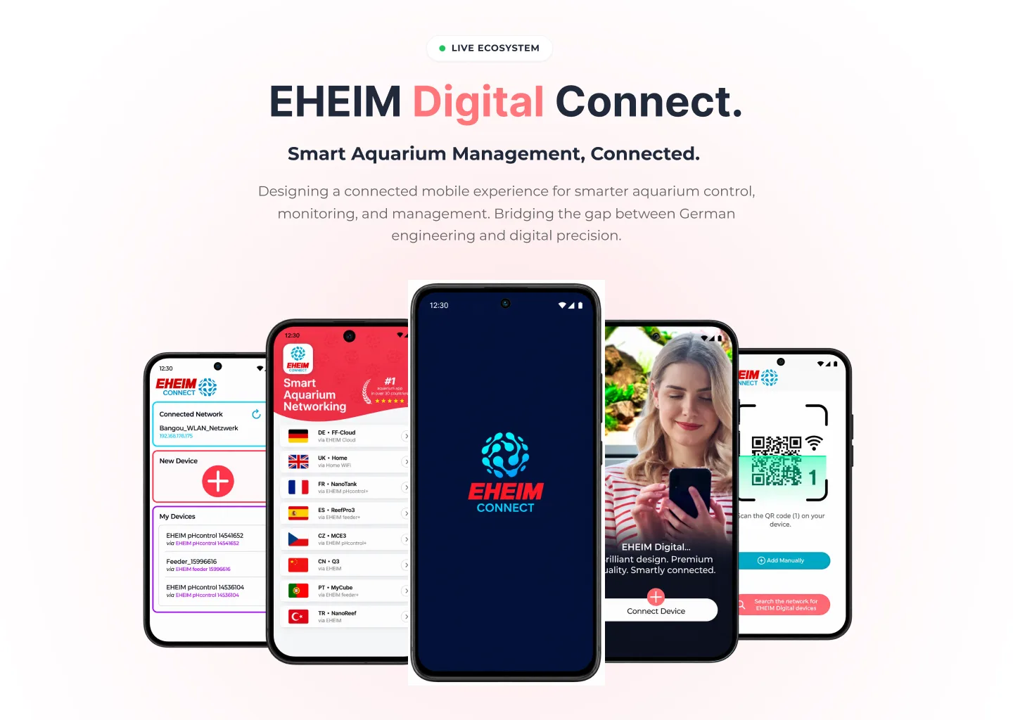 EHEIM Digital Connect — Smart Aquarium Control App — product screenshot