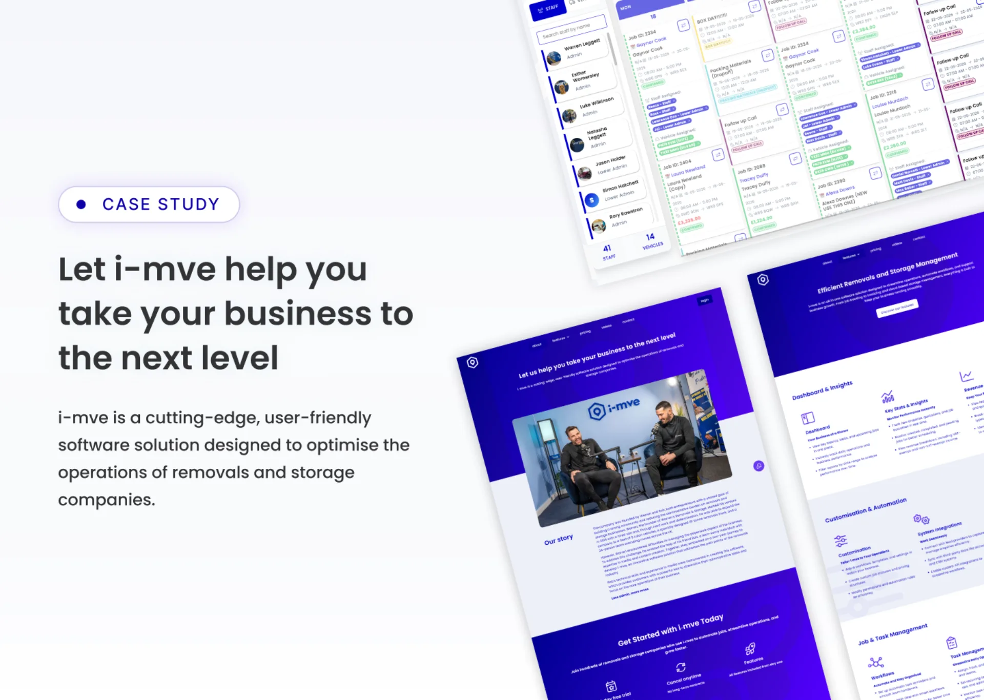 i-mve — Operations SaaS for the UK Removals Industry — screenshot 2