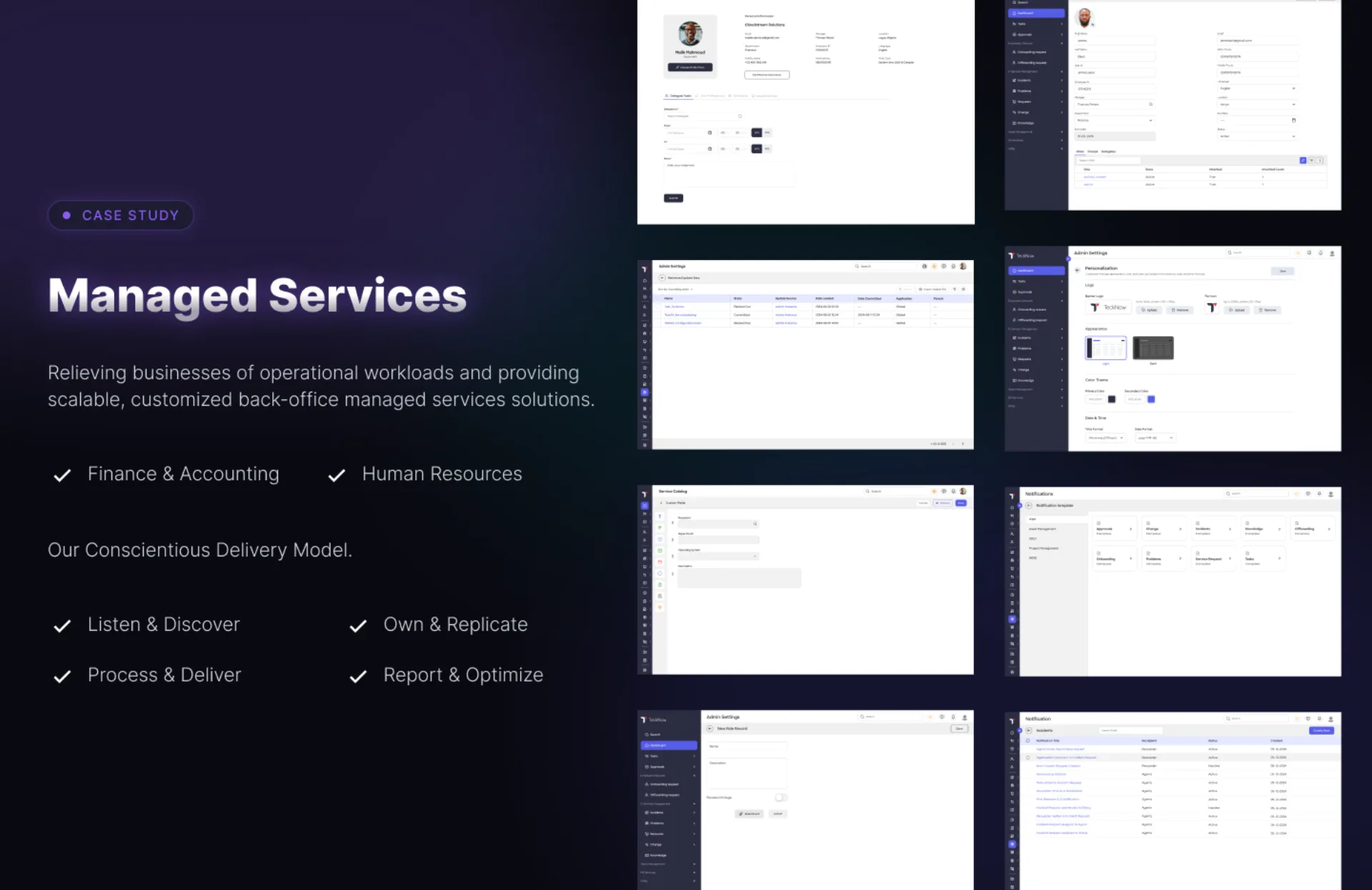 Tecknow — Intelligent IT Service Delivery Platform — screenshot 2